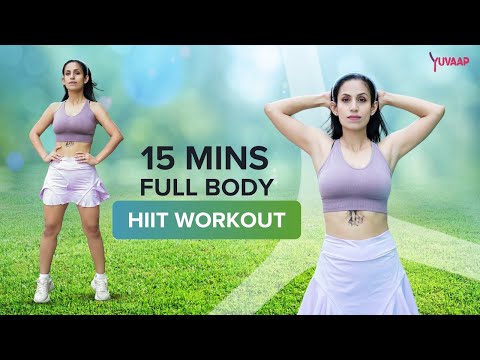 15 Mins FULL BODY HIIT WORKOUT No Equipment Required | Without Dumbells Do #workout at Home