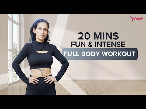 20 Mins Fun &amp; Intense Full Body Workout at Home Without Equipment | Weight Loss &amp; Fat Burn Exercises