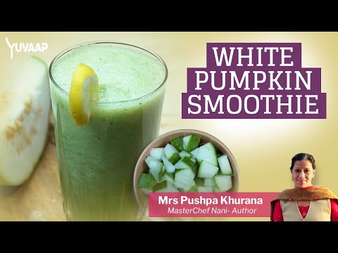 White Pumpkin Smoothie Recipe for Glowing Skin | Explore the Benefits #healthydrinkrecipe