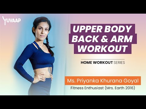 20 Mins Upper Body Back &amp; Arms Workout | No Equipment Easy and Effective Exercises at Home #20mins