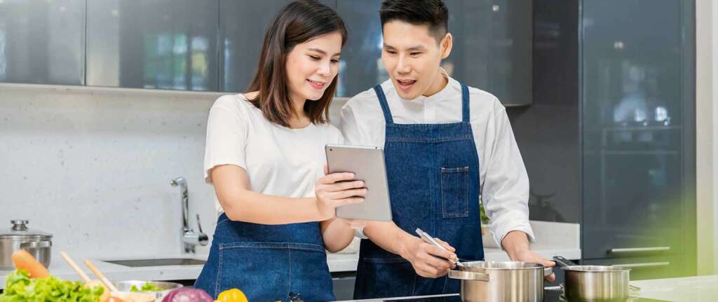 Simple steps for a happy marriage: love, communication, trust, and mutual respect.