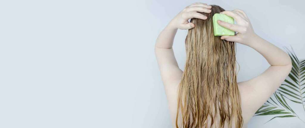 Homemade shampoo for all hair types, natural ingredients for healthy hair