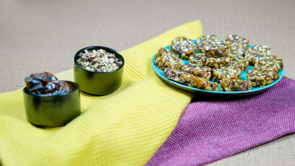 Homemade Nuts and Khajoor Chikki Recipe - Healthy and Nutritious Snack
