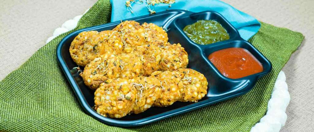 Sabudana Quinoa Tikka served on a plate - a healthy and delicious recipe twist with Indian flavors