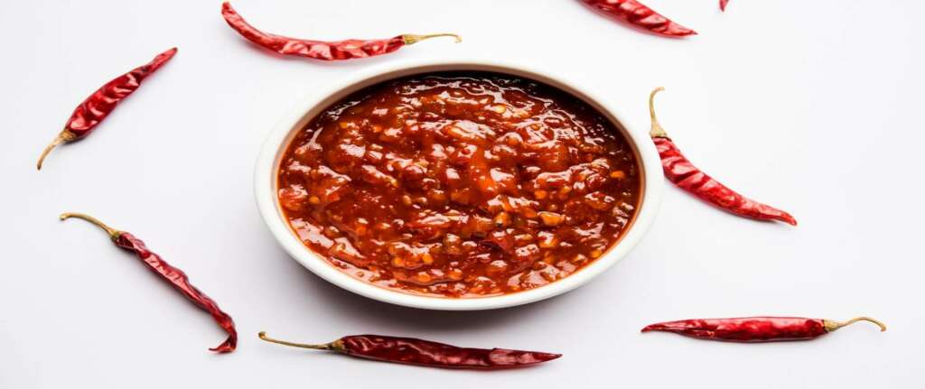 Homemade Schezwan Sauce with Spicy Flavor