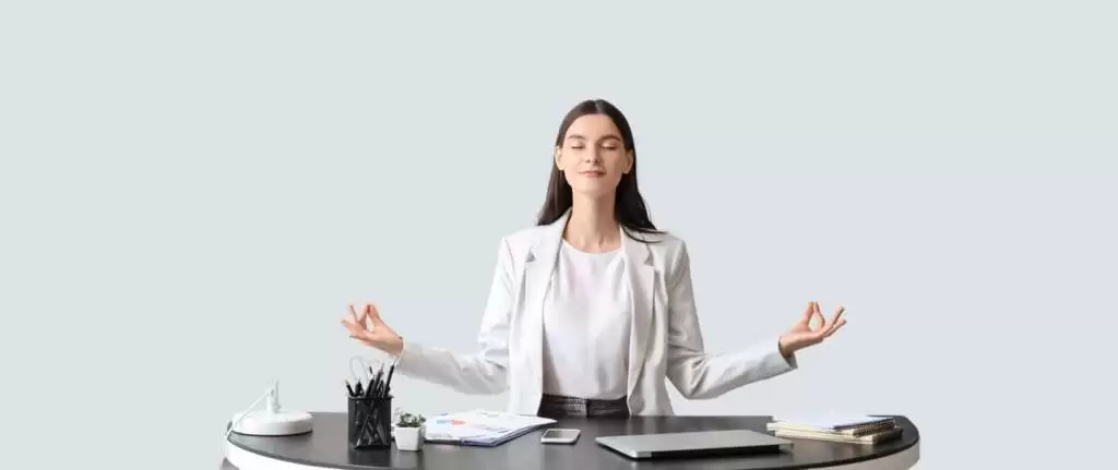 Office Yoga poses to reduce stress and boost productivity